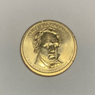 James Buchanan Gold Presidential One Dollar Coin!