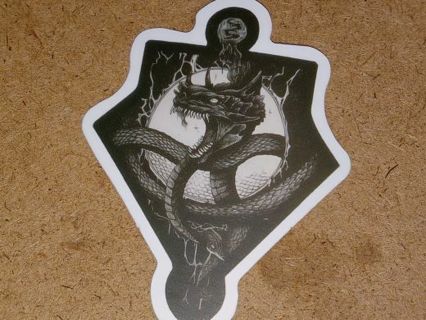 Cool new one small vinyl lap top sticker no refunds regular mail very nice quality love them