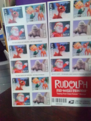 40 Brand New Rudolph Forever Stamps