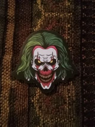 Joker scarey sticker