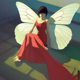 Listia Digital Collectible: Red Butterfly Love