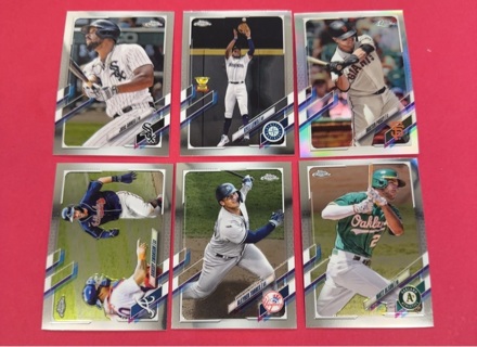 2021 Topps Chrome baseball lot