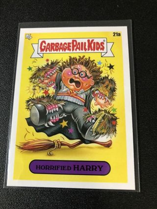 2022 Topps Garbage Pail Kids Book Worms GROSS ADAPTATIONS 21A Horrified Harry GPK Card