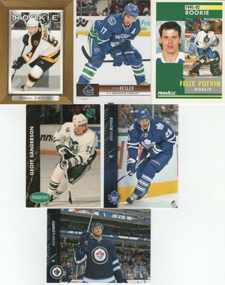 Fantastic Set of 6 Hockey w/3 RC's!