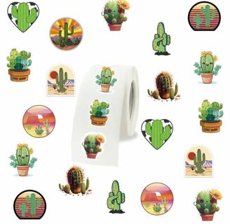 ⭐NEW⭐(10) 1" CACTUS STICKERS!