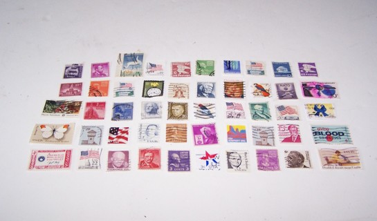 United States Postage Stamps Used/Cancelled Set of 50