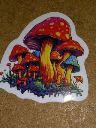 Cool one small vinyl sticker no refunds regular mail only Very nice quality