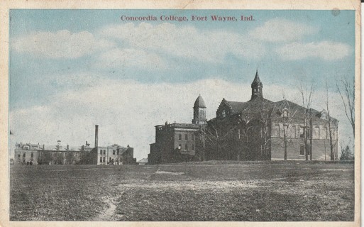 Vintage Used Postcard: 1920 Condordia College, Fort Wayne, IN