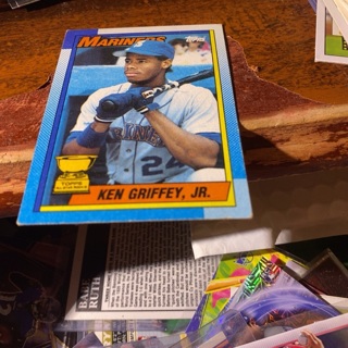 1990 topps Ken Griffey jr baseball card 