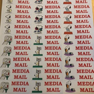 Media Mail labels 