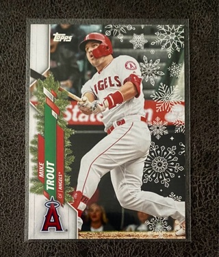 Mike Trout Topps Holiday