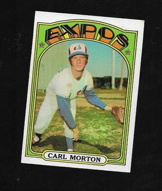 1972 TOPPS CARL MORTON #134