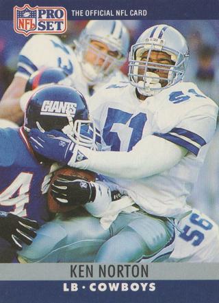 Tradingcard - NFL - 1990 Pro Set - #84 - Ken Norton RC - Dallas Cowboys