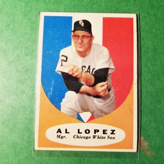 1961 - TOPPS BASEBALL CARD NO. 132 - AL LOPEZ MGR. - WHITE SOX