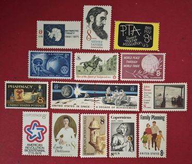 Fifteen Mint .08 US Postage Stamps