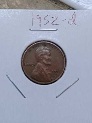 1952-D Lincoln Wheat Penny 32