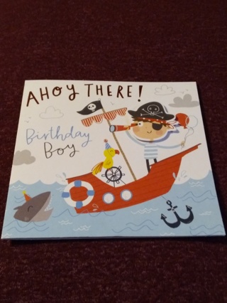 Birthday Boy Card - Pirate 