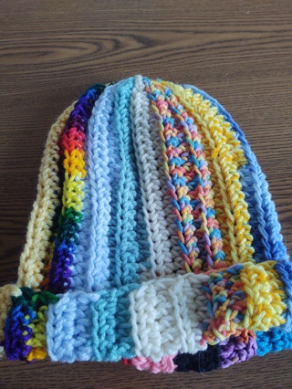 Hand Crocheted Slouch Hat 