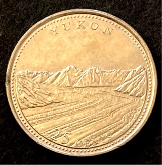 Yukon Canada coin 1992