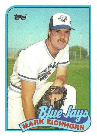 Mark Eichhorn 1989 Topps Toronto Blue Jays