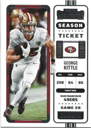 2022 CONTENDERS GEORGE KITTLE CARD