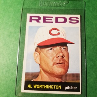 1964 - TOPPS BASEBALL CARD NO. 144 - AL WORTHINGTON - REDS - EXMT+