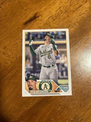 2023 Topps Series 2 Jace Peterson #619 Oakland Athletics