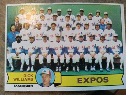 1979 TOPPS MONTREAL EXPOS BASEBALL TEAM CARD# 606