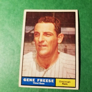 1961 - TOPPS BASEBALL CARD NO. 175 - GENE FREESE - REDS