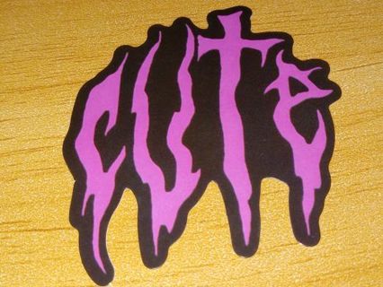 Cool one vinyl lab top sticker no refunds regular mail high quality!