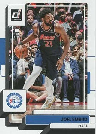 2022-23 Donruss Joel Embiid Philadelphia 76'ers #21!