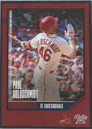 2022 Bally Sports Midwest SGA #NNO Paul Goldschmidt St. Louis Cardinals