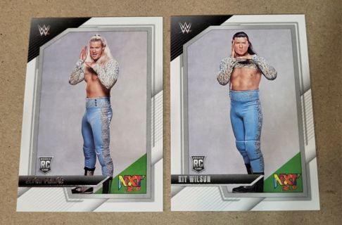 2022 Panini WWE NXT Pretty Deadly Rookie cards Kit Wilson & Elton Prince