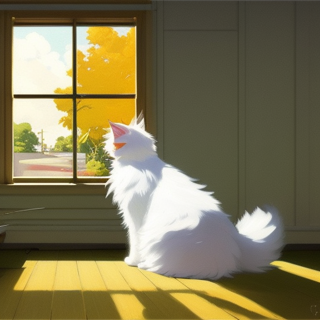 Listia Digital Collectible: Cat Watches The View