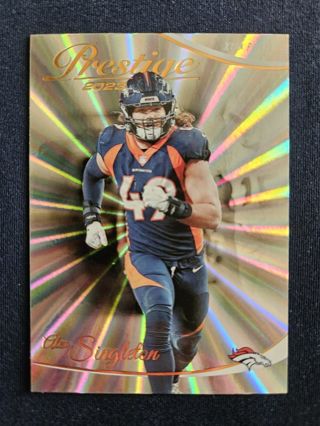 2023 Panini Prestige Xtra Points Sunburst Alex Singleton