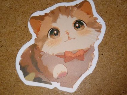 Cat 1⃣ Cute vinyl sticker no refunds regular mail only Very nice win 2 or more get bonus