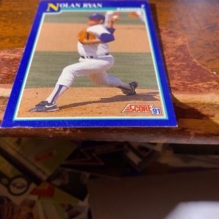 1991 score nolan Ryan baseball card 