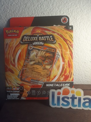  (NIB) Pokémon TCG: Ninetales ex/Zapdos ex Deluxe Battle Deck
