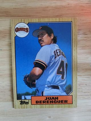 87 Topps Juan Berenguer #303