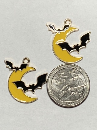 ⚰HALLOWEEN CHARMS~#7~SET OF 2 CHARMS~SET 5~FREE SHIPPING⚰  