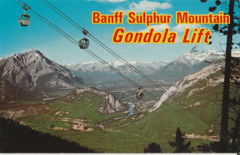 Vintage Unused Postcard: Banff National Park, Canadian Rockies