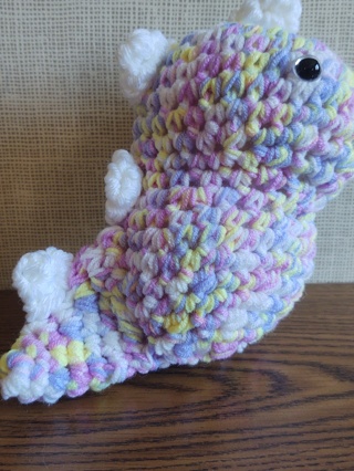 Hand Crocheted Amigurumi Dinosaur 