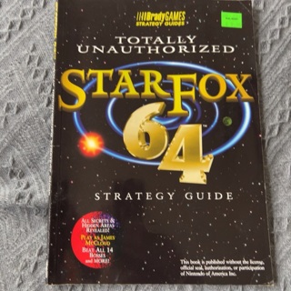 StarFox24 Strategy Guide video game mag