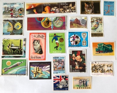 102 Stamps from around the world 