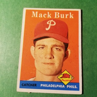 1958 - TOPPS BASEBALL CARD NO. 278 - MACK JONES - PHILLIES