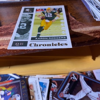 2020 panini chronicles Aaron Rodgers football card 