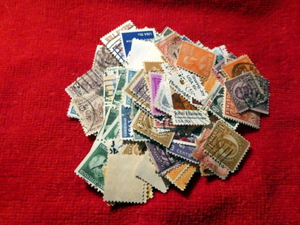 #1 Large Grab Bag of  U.S. Postage Stamps.