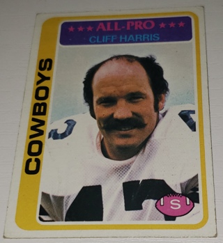 ♨️♨️ 1978 Topps Cliff Harris All Pro Football card # 160 Dallas Cowboys ♨️♨️ 