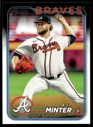 2024 Topps Series 2 A.J. Minter #539 Atlanta Braves