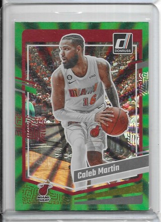 Caleb Martin 2023-24 Donruss Holo Green Laser #182